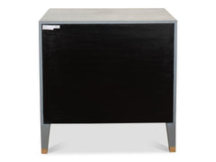 Gabriella Grey Nightstand - Ornate Home