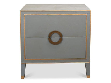 Gabriella Grey Nightstand - Ornate Home