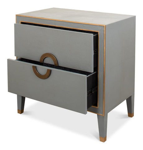 Gabriella Grey Nightstand - Ornate Home