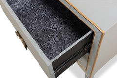 Gabriella Grey Nightstand - Ornate Home