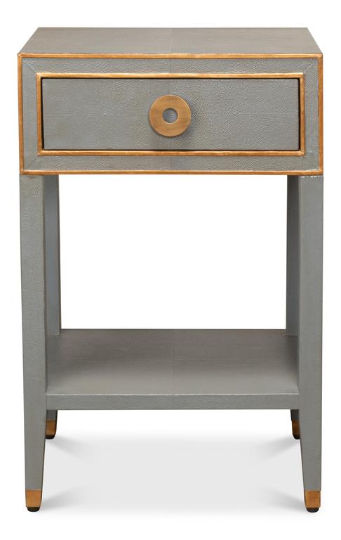Gabriella Grey Nightstand - Ornate Home