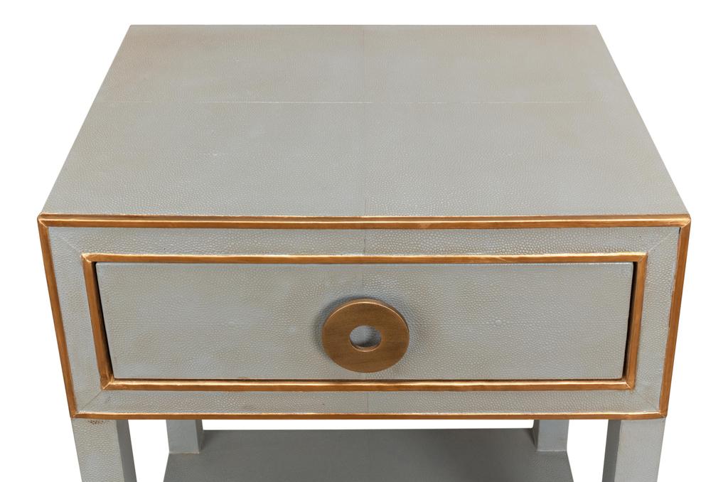 Gabriella Grey Nightstand - Ornate Home