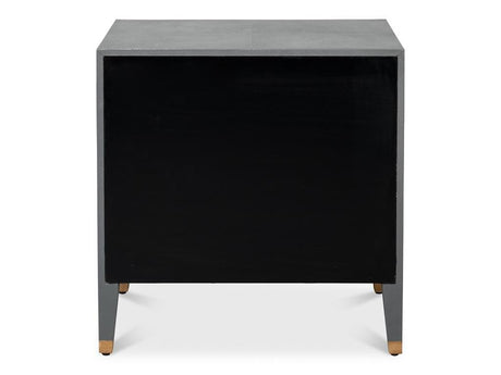 Gabriella Grey Nightstand - Ornate Home