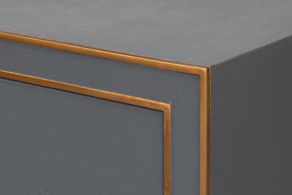 Gabriella Grey Nightstand - Ornate Home