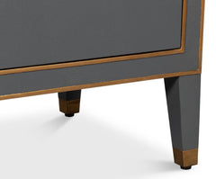 Gabriella Grey Nightstand - Ornate Home