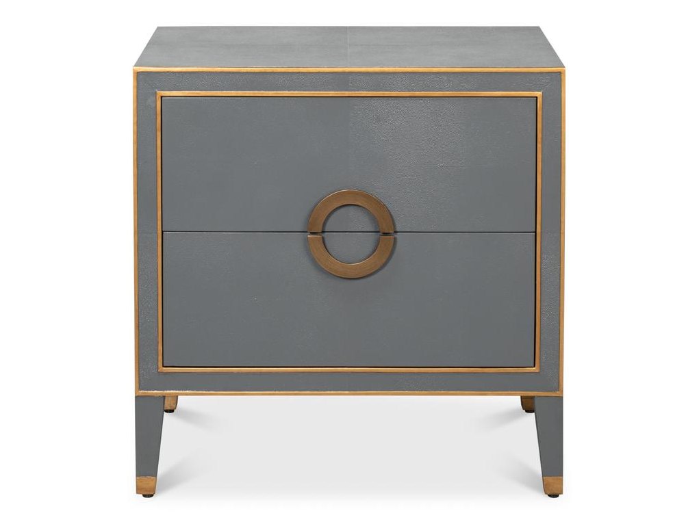 Gabriella Grey Nightstand - Ornate Home