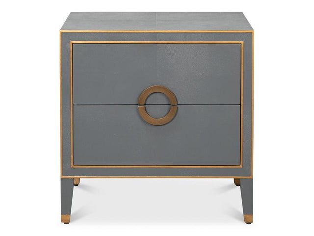 Gabriella Grey Nightstand - Ornate Home
