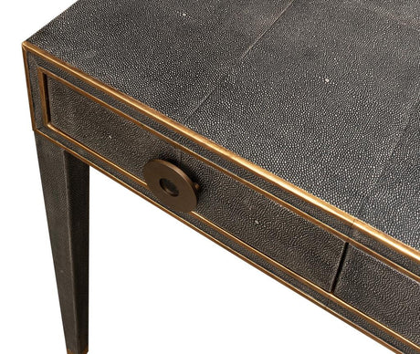 Gabriella Grey Shagreen Desk/Table - Ornate Home