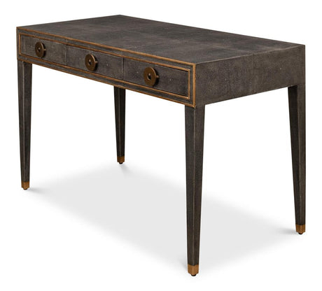Gabriella Grey Shagreen Desk/Table - Ornate Home