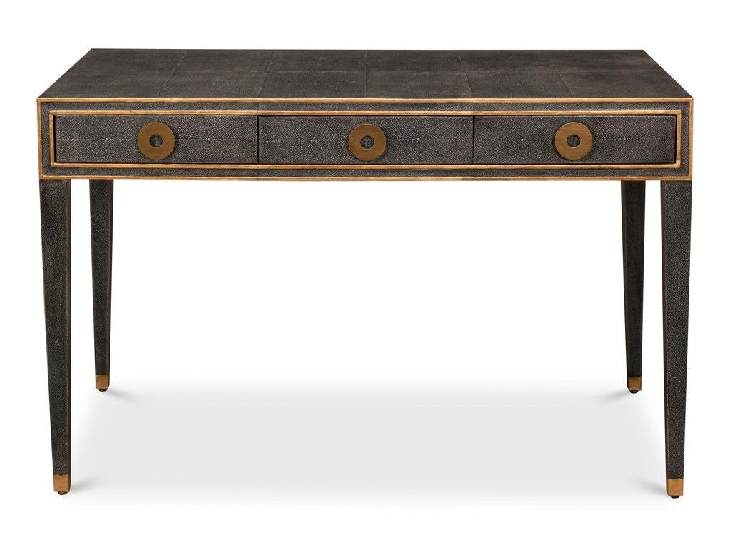 Gabriella Grey Shagreen Desk/Table - Ornate Home