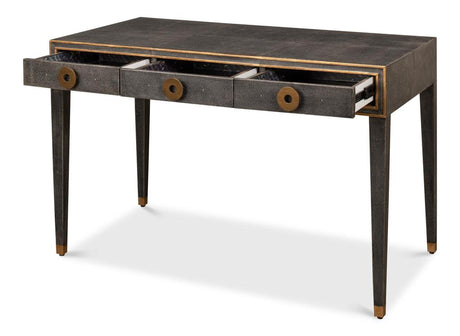 Gabriella Grey Shagreen Desk/Table - Ornate Home