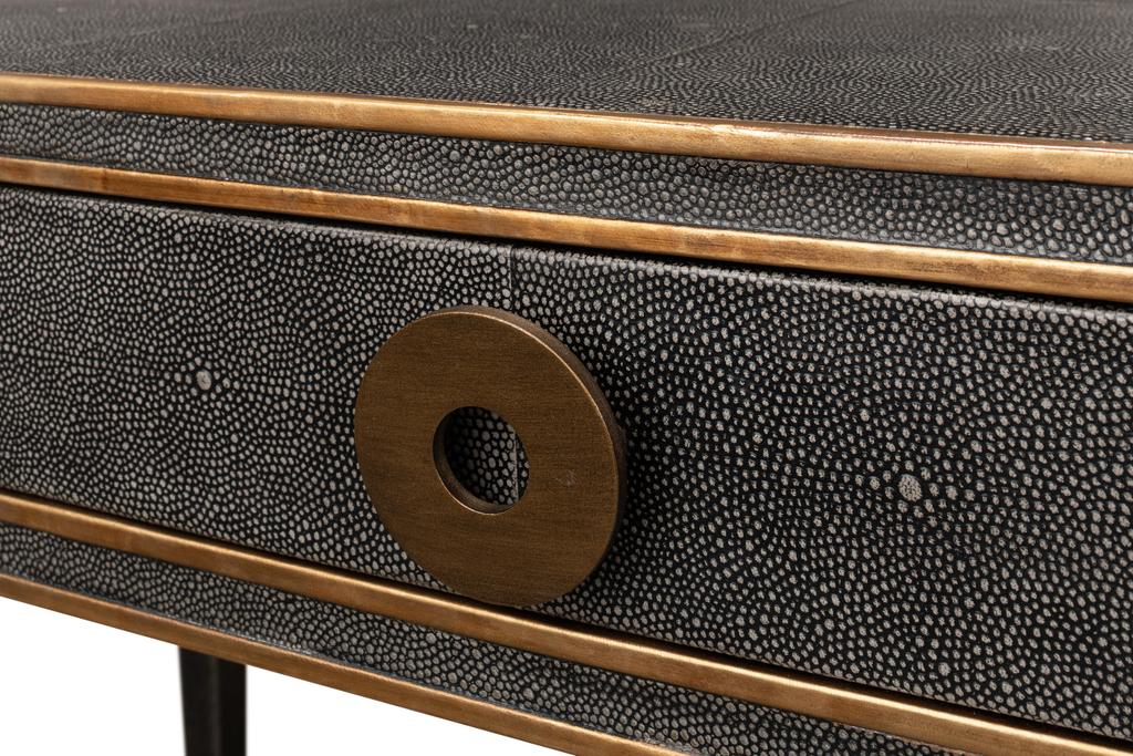 Gabriella Grey Shagreen Desk/Table - Ornate Home