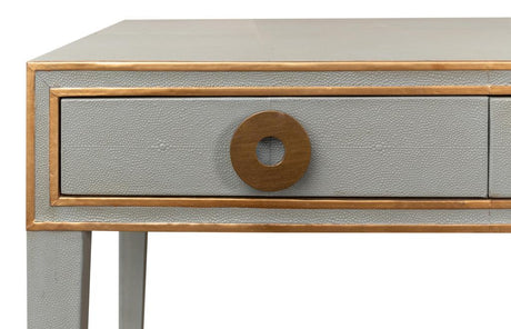 Gabriella Grey Shagreen Desk/Table - Ornate Home