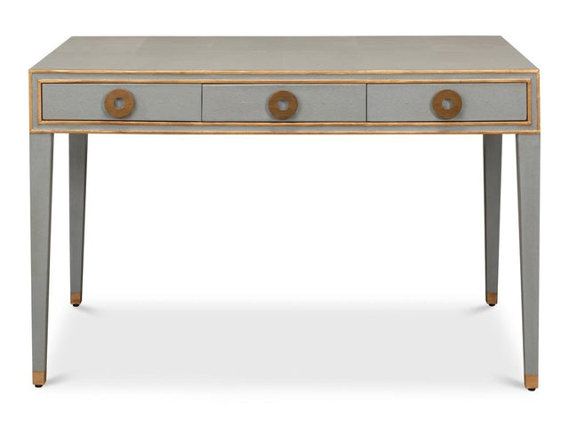 Gabriella Grey Shagreen Desk/Table - Ornate Home