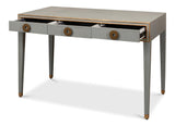 Gabriella Grey Shagreen Desk/Table - Ornate Home