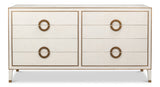 Gabriella Osprey White Chest of Drawers - Ornate Home