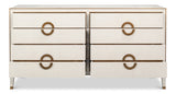 Gabriella Osprey White Chest of Drawers - Ornate Home