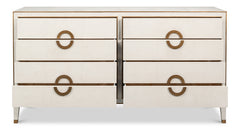 Gabriella Osprey White Chest of Drawers - Ornate Home