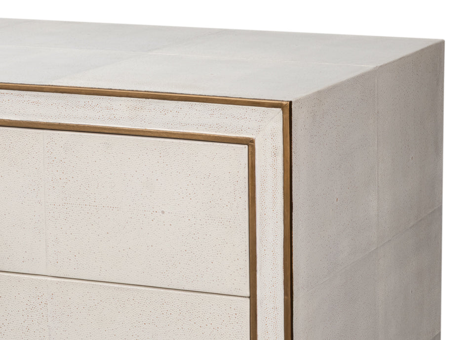 Gabriella Osprey White Chest of Drawers - Ornate Home