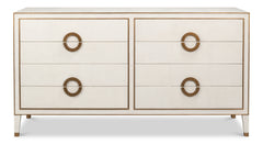 Gabriella Osprey White Chest of Drawers - Ornate Home