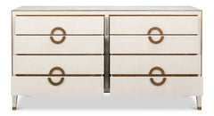 Gabriella Osprey White Chest of Drawers - Ornate Home