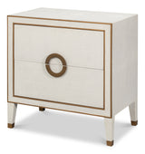 Gabriella Osprey White Nightstand - Ornate Home
