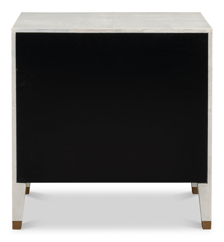 Gabriella Osprey White Nightstand - Ornate Home