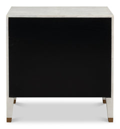 Gabriella Osprey White Nightstand - Ornate Home