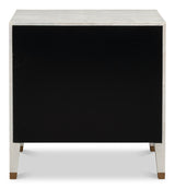 Gabriella Osprey White Nightstand - Ornate Home