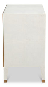 Gabriella Osprey White Nightstand - Ornate Home