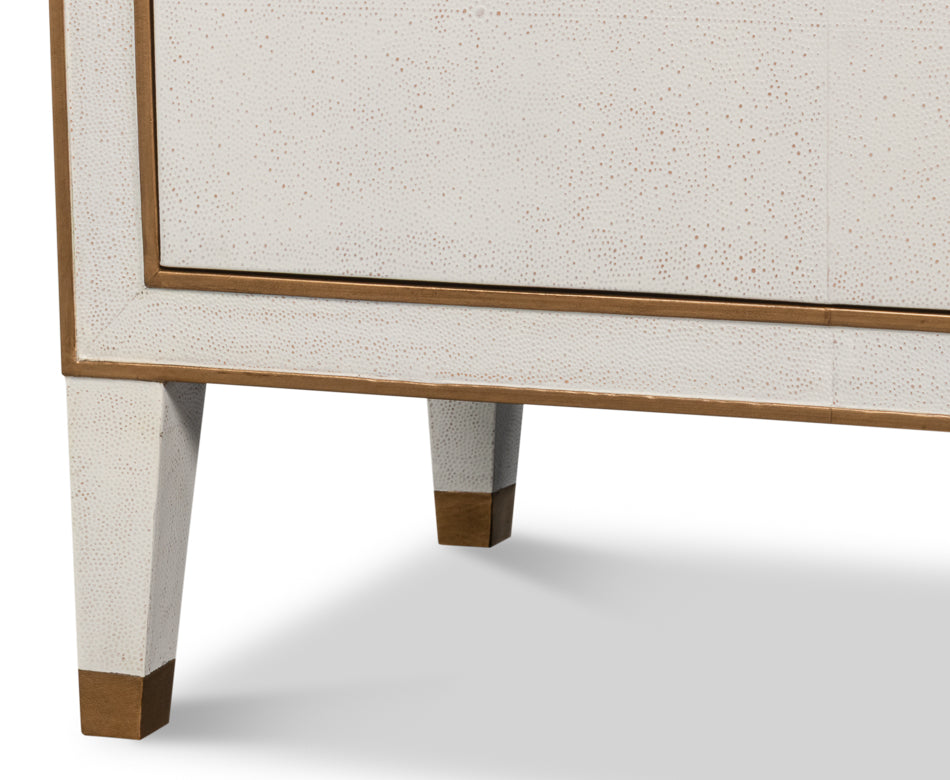 Gabriella Osprey White Nightstand - Ornate Home