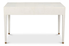 Gabriella Osprey White Shagreen Desk/Table - Ornate Home