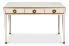 Gabriella Osprey White Shagreen Desk/Table - Ornate Home