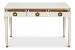 Gabriella Osprey White Shagreen Desk/Table - Ornate Home