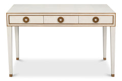 Gabriella Osprey White Shagreen Desk/Table - Ornate Home