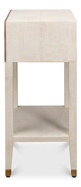 Gabriella White Nightstand - Ornate Home