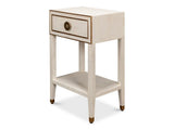 Gabriella White Nightstand - Ornate Home