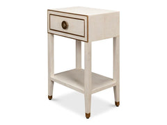 Gabriella White Nightstand - Ornate Home