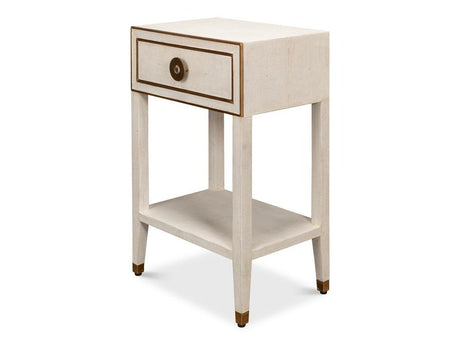 Gabriella White Nightstand - Ornate Home