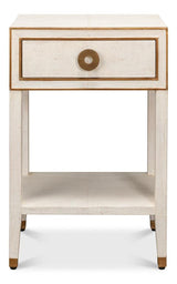 Gabriella White Nightstand - Ornate Home
