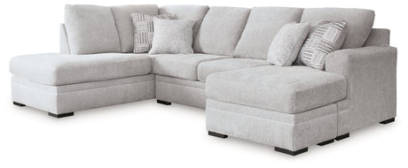 Gabyleigh Nickel 2-Piece Sectional with LAF Chaise - Ornate Home
