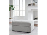 Gabyleigh Nickel Ottoman With Storage (Online Special Price) - Ornate Home