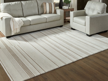 Gadence Ivory/Tan Large Rug - Ornate Home
