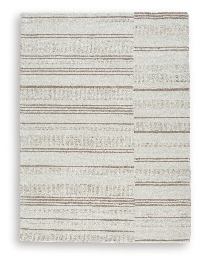 Gadence Ivory/Tan Medium Rug - Ornate Home