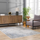 Gael Blue Boutique Washable Rug - Ornate Home