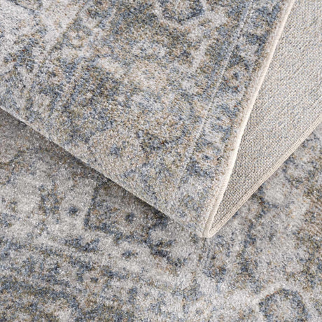 Gael Blue Washable Area Rug - Ornate Home