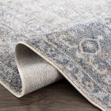 Gael Blue Washable Area Rug - Ornate Home