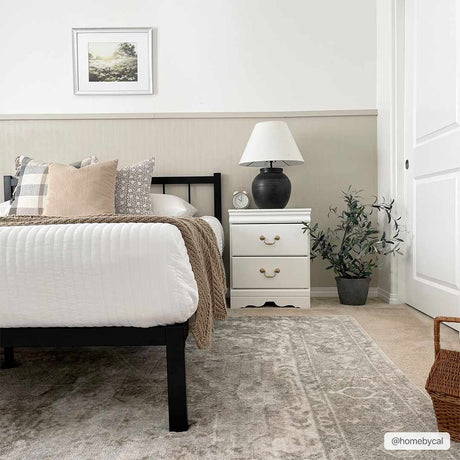 Gael Cream Washable Area Rug - Ornate Home