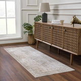 Gael Cream Washable Area Rug - Ornate Home