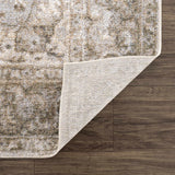 Gael Cream Washable Area Rug - Ornate Home
